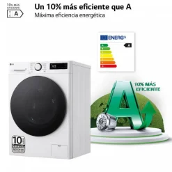 Lavadora LG 13 Kg 1400 rpm Clase A-10% F4WR6013AGW