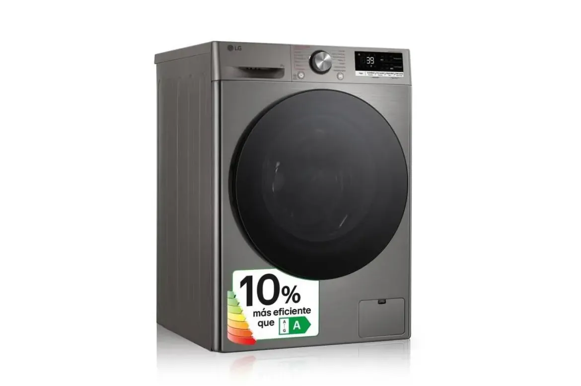 Lavadora LG 9 Kg. 1400 Rpm. Clase A-10% F4WR7009AGS