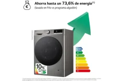 Lavadora LG 9 Kg. 1400 Rpm. Clase A-10% F4WR7009AGS