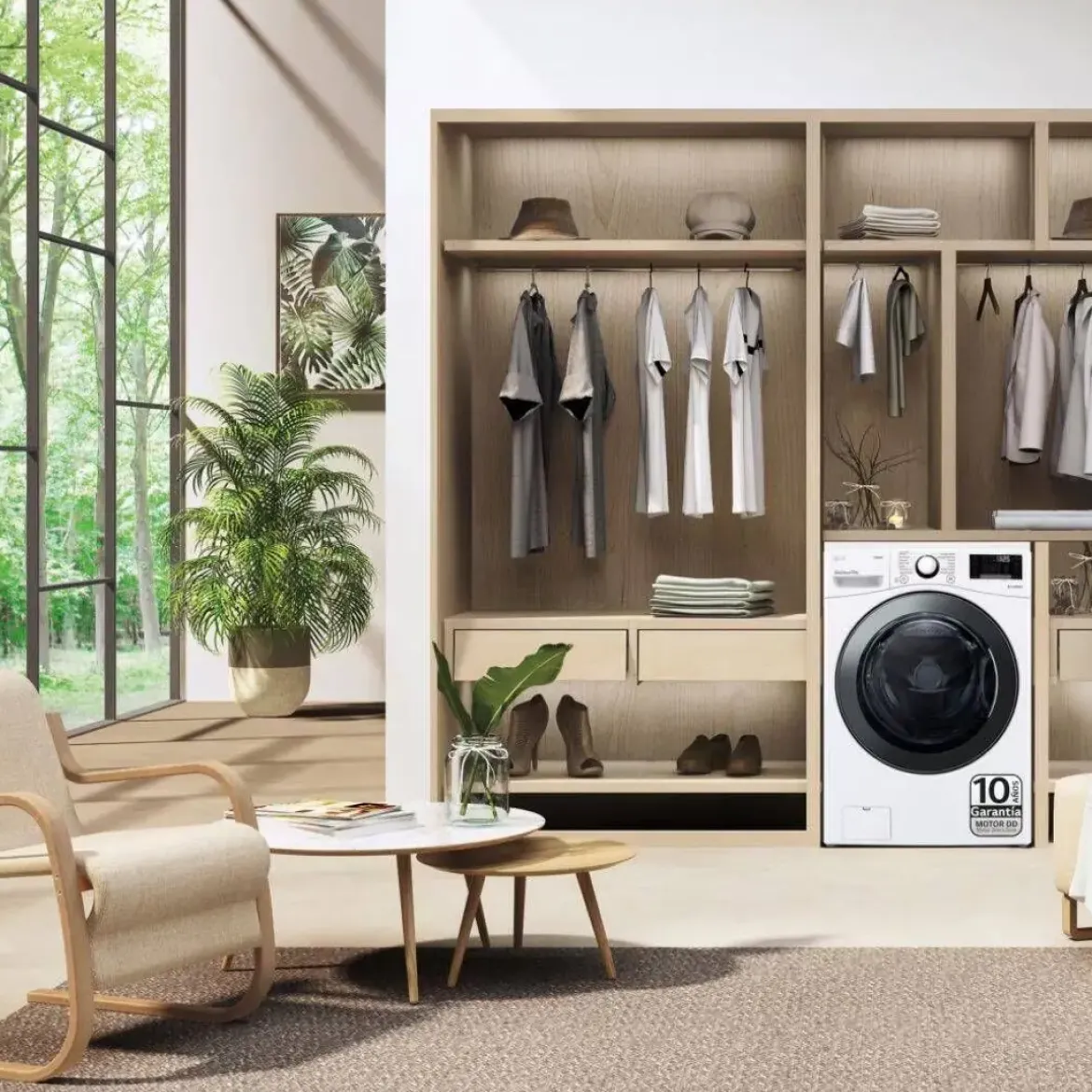 Lavadora LG 17 kg 1100 RPM Clase E F1P1CY2W