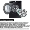 Lavadora SAMSUNG 20kg 1000rpm WiFi AI EcoBubble Clase A WF20DG8650BVU3