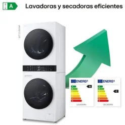 Lavadora Secadora Carga Frontal 12/10 Kg Inverter LG WT1210WWF