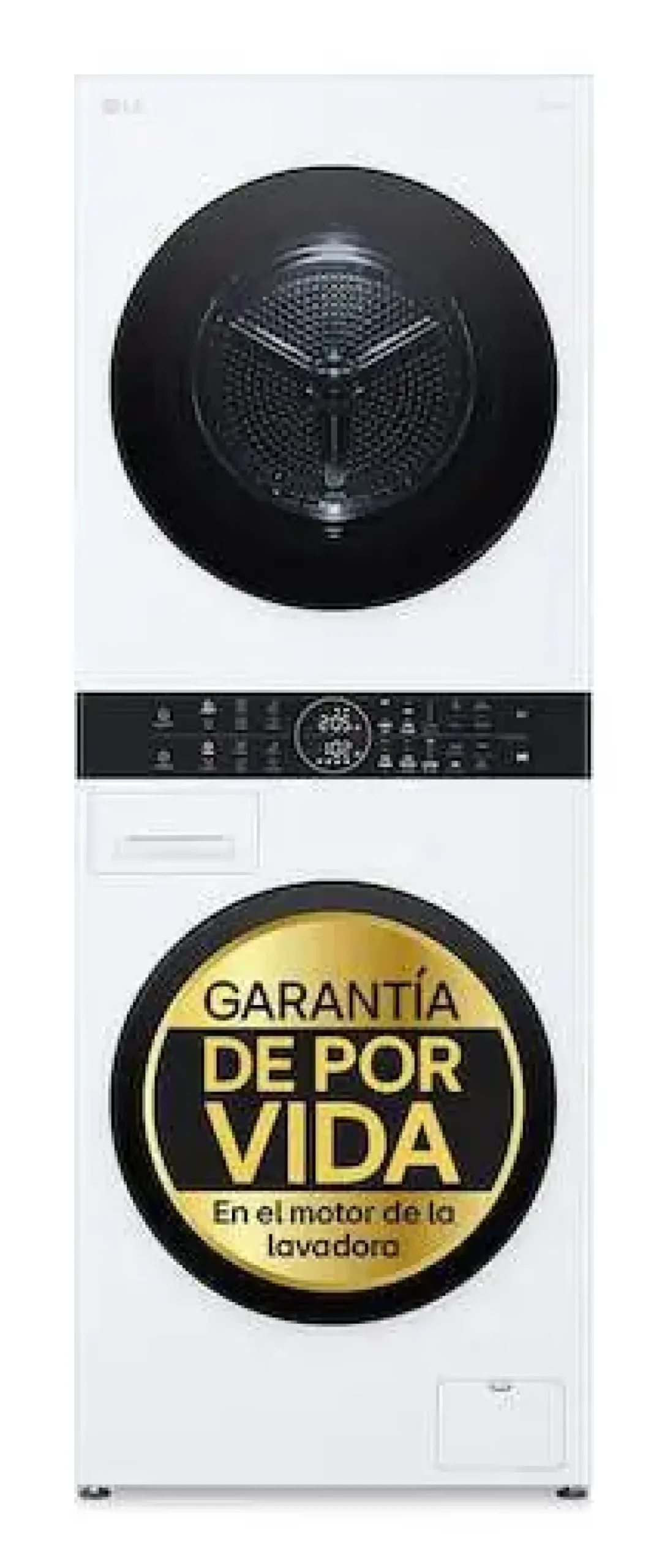 Lavadora Secadora Carga Frontal 12/10 Kg Inverter LG WT1210WWF