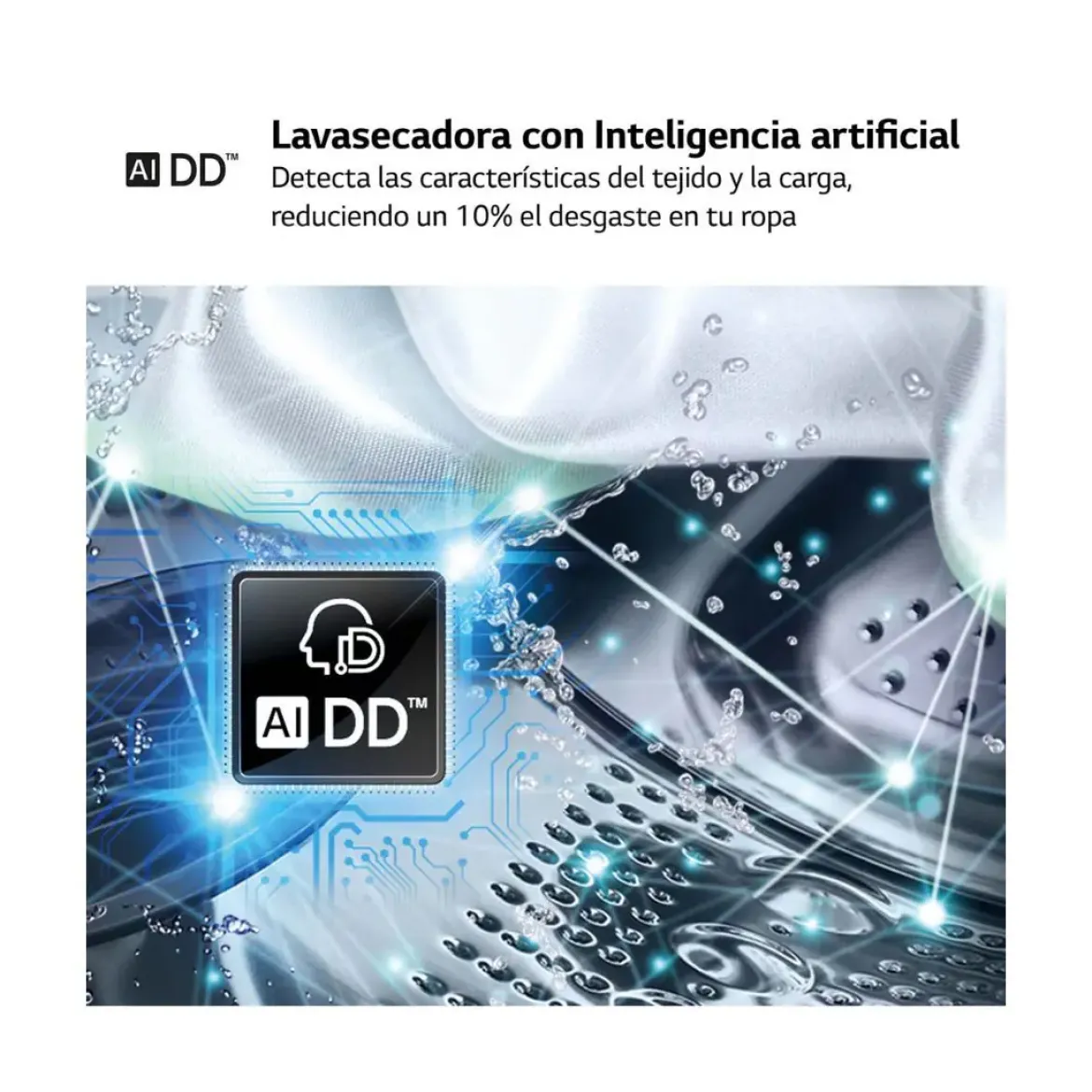 Lavadora-Secadora LG 13/7 kg AI Direct Drive™ F4DR9513A2W