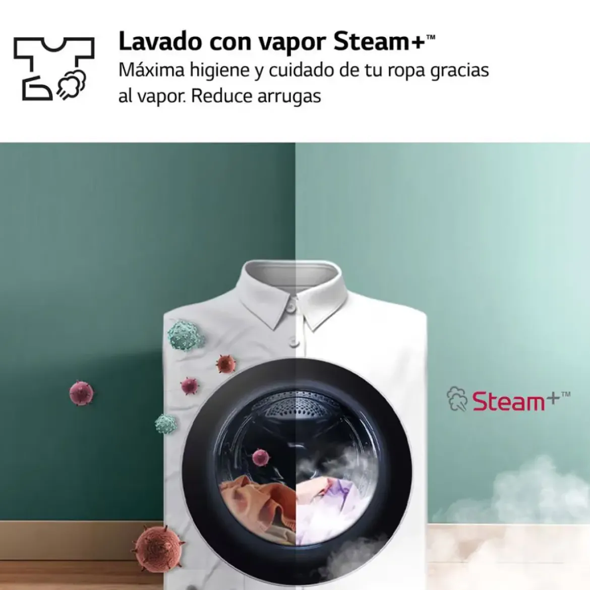 Lavadora-Secadora LG 13/7 kg AI Direct Drive™ F4DR9513A2W