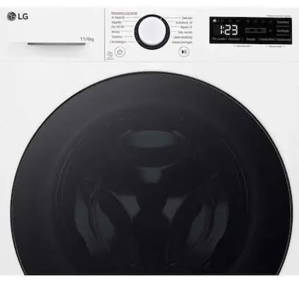 Lavadora Secadora LG 11/6 Kg 1400 RPM Clase A F4DR6011AGW