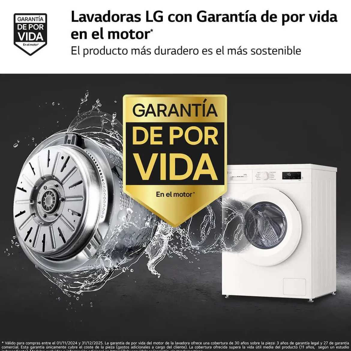 Lavadora-Secadora LG 8/5 kg 1400 rpm WiFi Steam W4X1085NWH
