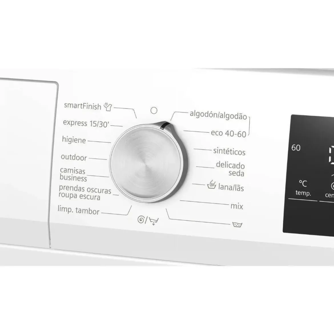 Lavadora SIEMENS 9 Kg 1400 RPM Clase A con smartFinish WM14N292EP