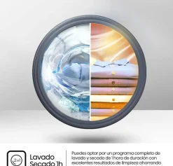 Lavasecadora Integrable 8/6 Kg 1400 RPM Hisense WD3M841BWIES