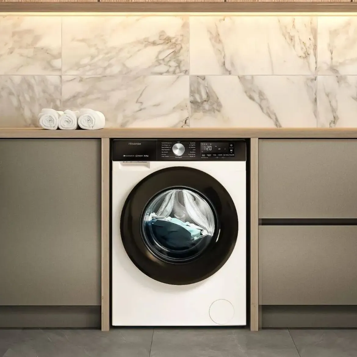 Lavasecadora 8 kg/5 kg 1400 Rpm Clase A Color Blanco HISENSE WD3S8043BW3
