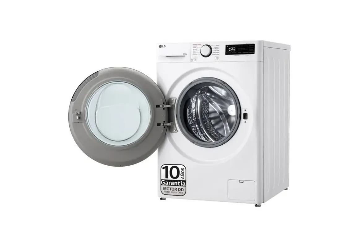 Lavasecadora LG Inteligente AI Direct Drive TM 9/6 KG 1400RPM CLASE D F4DR6009A1W