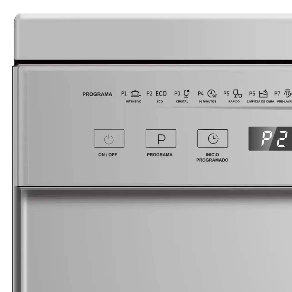 Lavavajillas 12 Cubiertos Clase E 60 cm INFINITON DIW-60.6S