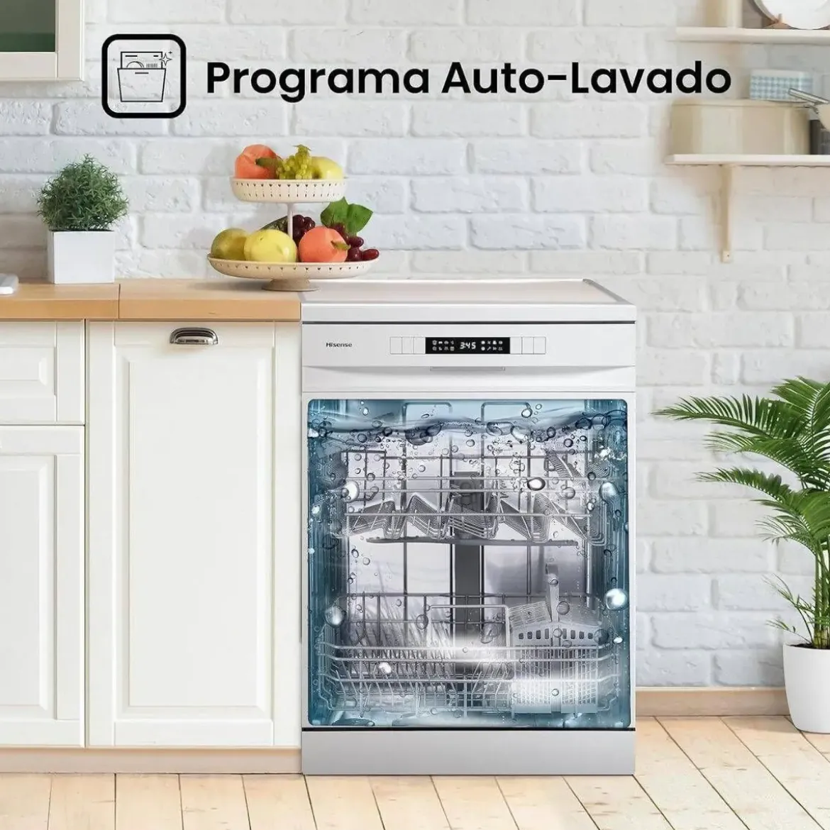 Lavavajillas HISENSE 13 Cubiertos Clase E HS622E10W