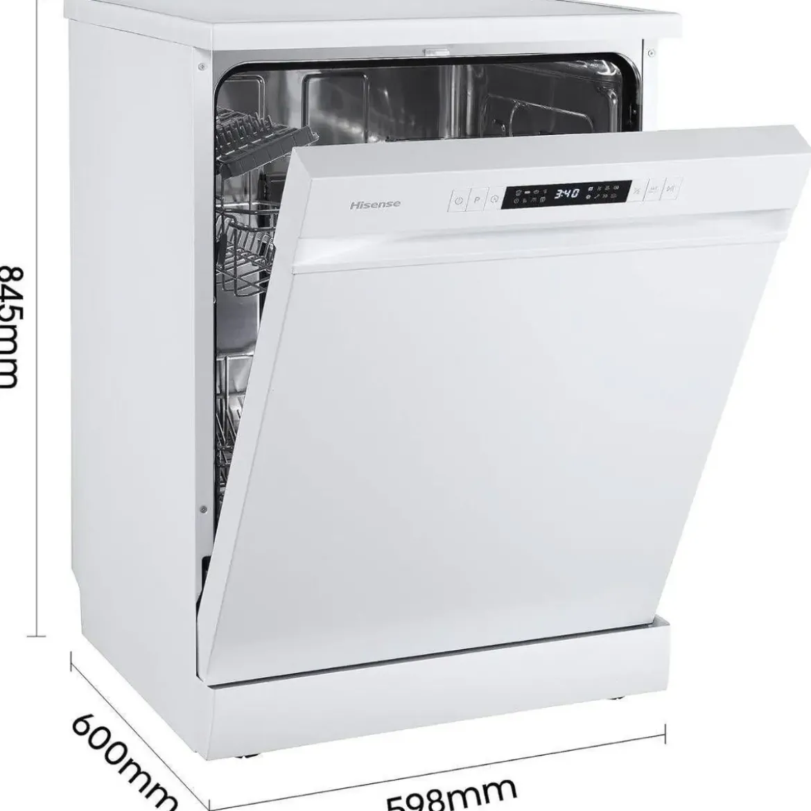Lavavajillas HISENSE 13 Cubiertos Clase E HS622E10W