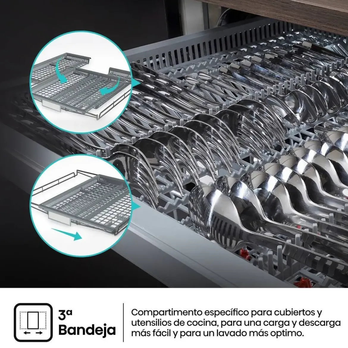 Lavavajillas Hisense Integrable 16 Cubiertos Clase D HV16D5