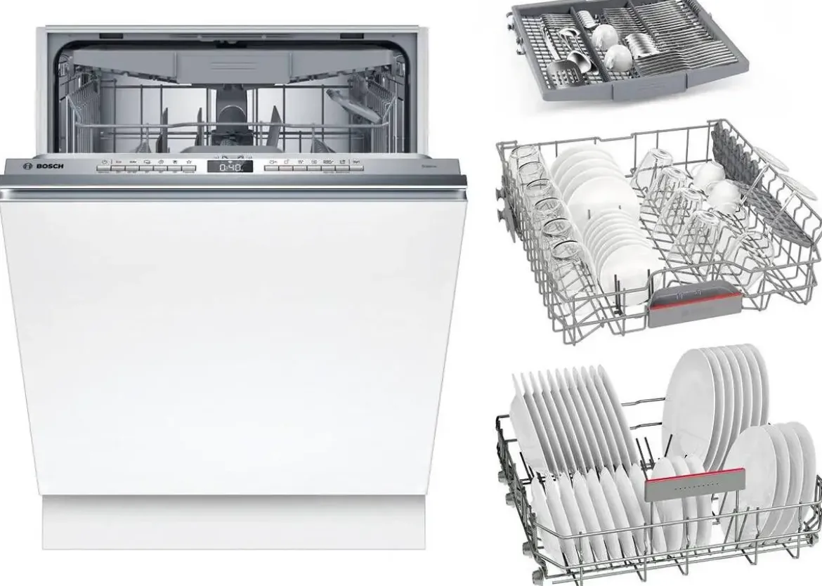 Lavavajillas Integrable 14 Cubiertos Clase C Inox BOSCH SMV4HVX14E