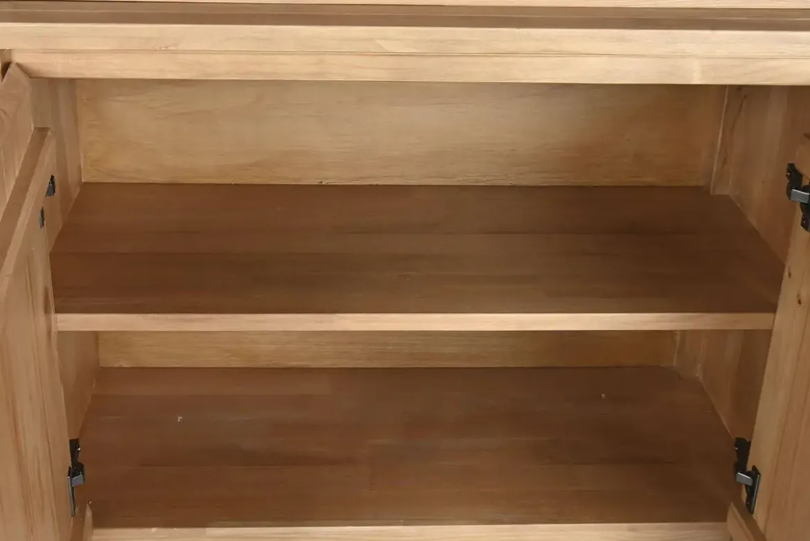 Librería de Pino y Metal con Escalera MB-222248