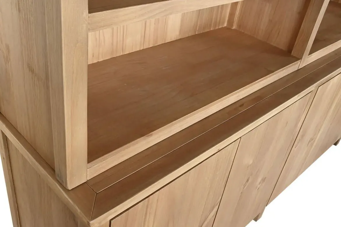 Librería de Pino y Metal con Escalera MB-222248