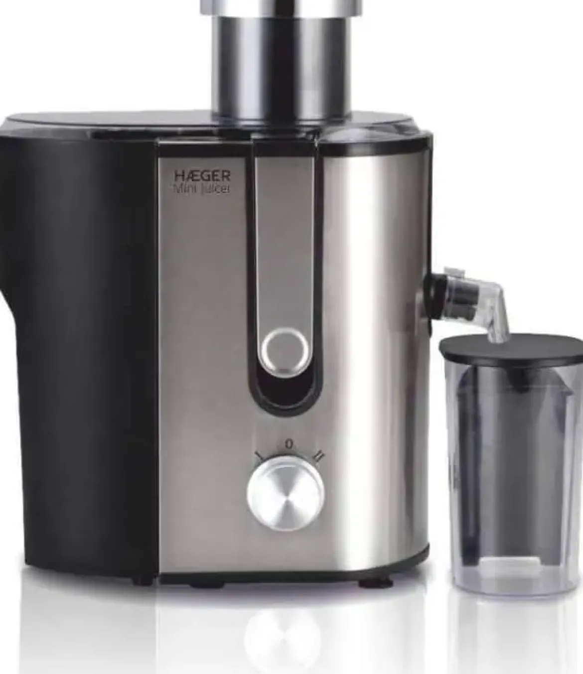 Licuadora HAEGER JE600002B MINI JUICER 600W 2 Velocidades INOX