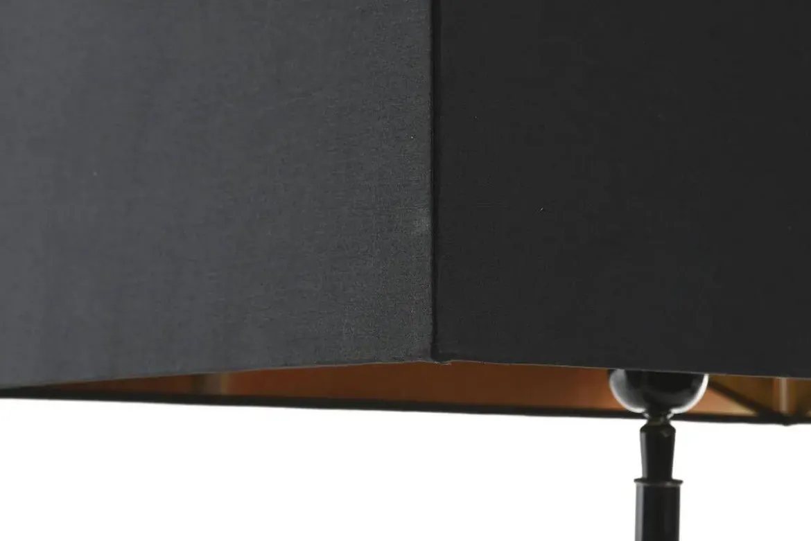 Lámpara de Mesa Acero Y Patinado Negro LA-219580