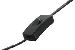Lámpara de Mesa Cerámica Y Lino Blanco LA-217697