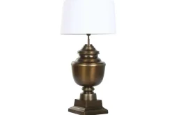 Lámpara de Mesa en Acero Patinado Bronce LA-219566