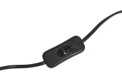 Lámpara de Mesa en Acero Patinado Negro LA-219578