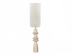 Lámpara de Pie de Madera de Mango Natural 155 cm GEA 50-138
