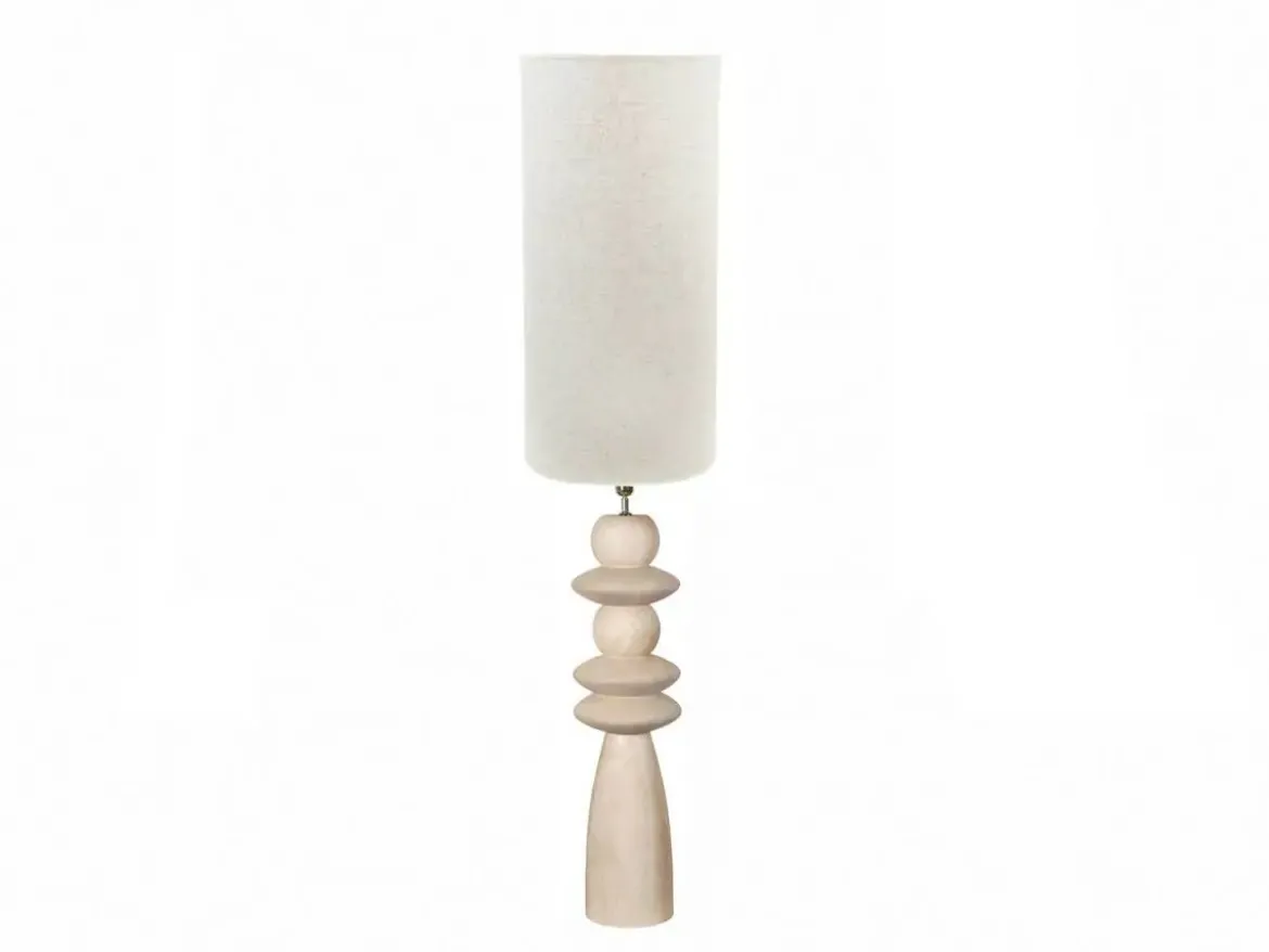 Lámpara de Pie de Madera de Mango Natural 155 cm GEA 50-138
