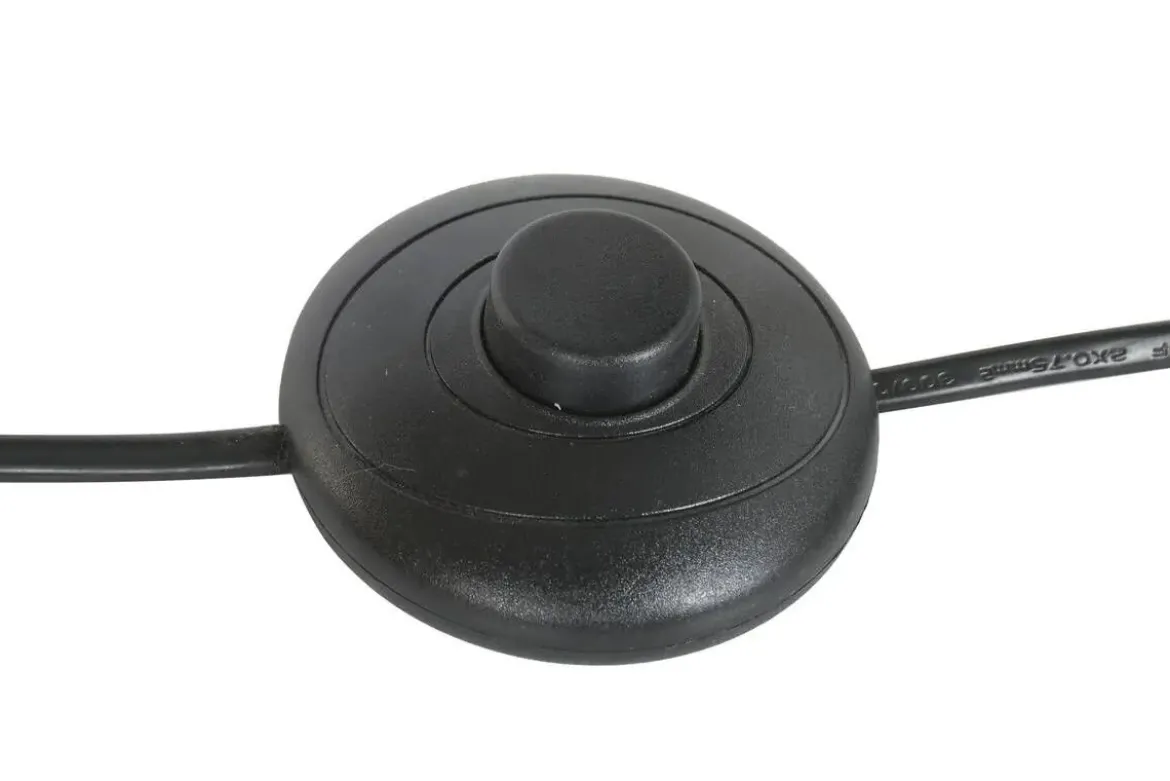 Lámpara de Pie Madera Metal Marrón LA-223301
