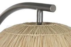 Lámpara de Pie Teca Hierro 160cm LA-223728