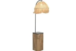 Lámpara de Pie Teca Hierro 160cm LA-223728