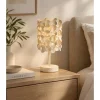 Lámpara de Sobremesa Beige Textura Rugosa 44 cm PETALMOV 38-308