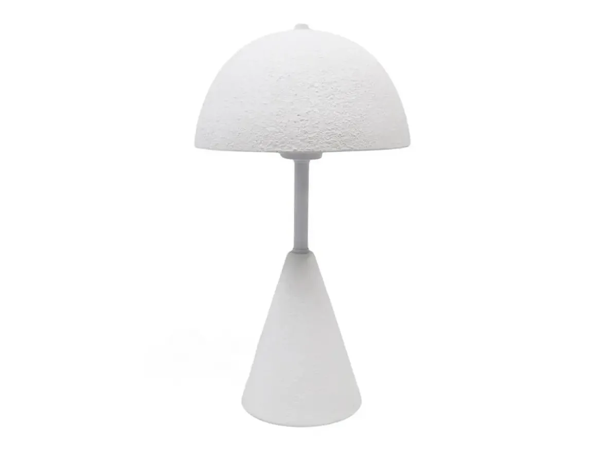 Lámpara de Sobremesa 40 cm Blanca de Cerámica y Metal VESTA 57-792