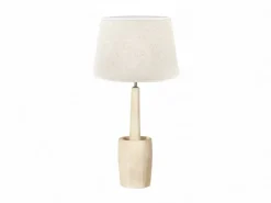 Lámpara de Sobremesa 70 cm con Base de Madera Natural APOLO 50-143