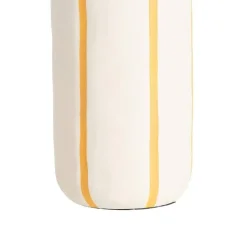 Lámpara de Suelo de Cerámica Naranja con Pantalla 615709