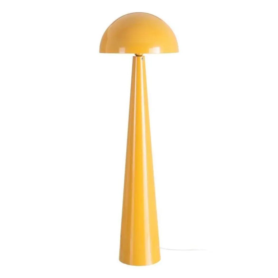 Lámpara de Suelo de Metal Mostaza 128 cm Interior E27 615749
