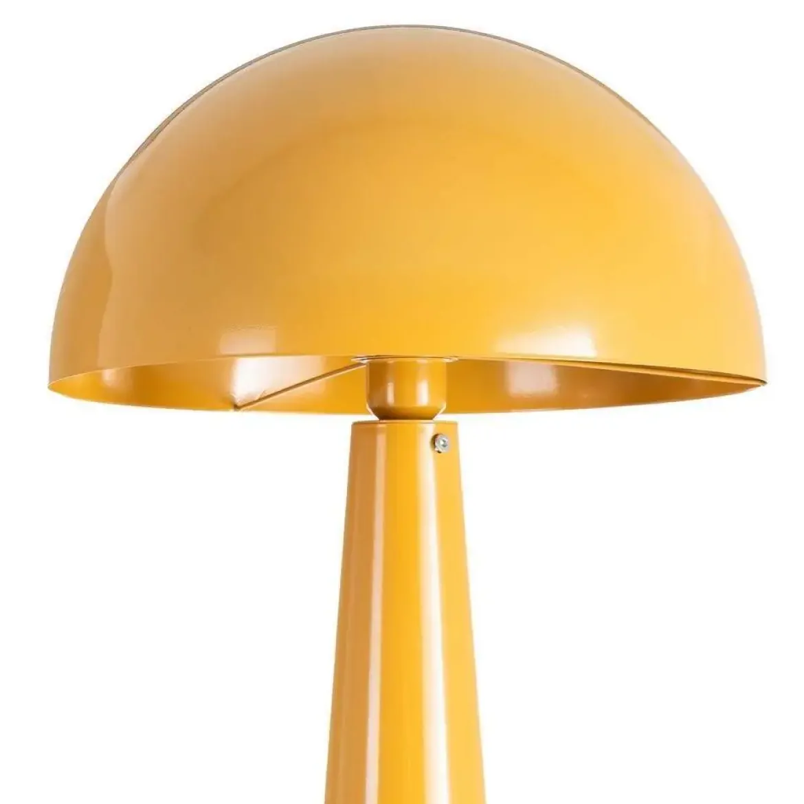 Lámpara de Suelo de Metal Mostaza 128 cm Interior E27 615749