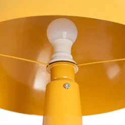 Lámpara de Suelo de Metal Mostaza 128 cm Interior E27 615749