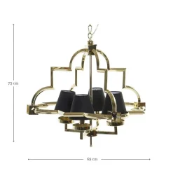 Lámpara de Techo Acero Brillante LA-162912
