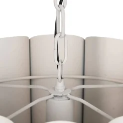 Lámpara de Techo en Metal Blanco 613958