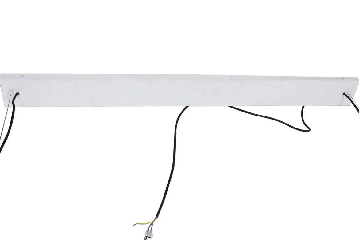 Lámpara de Techo Metal Y Cristal Bola Blanco LA-217687