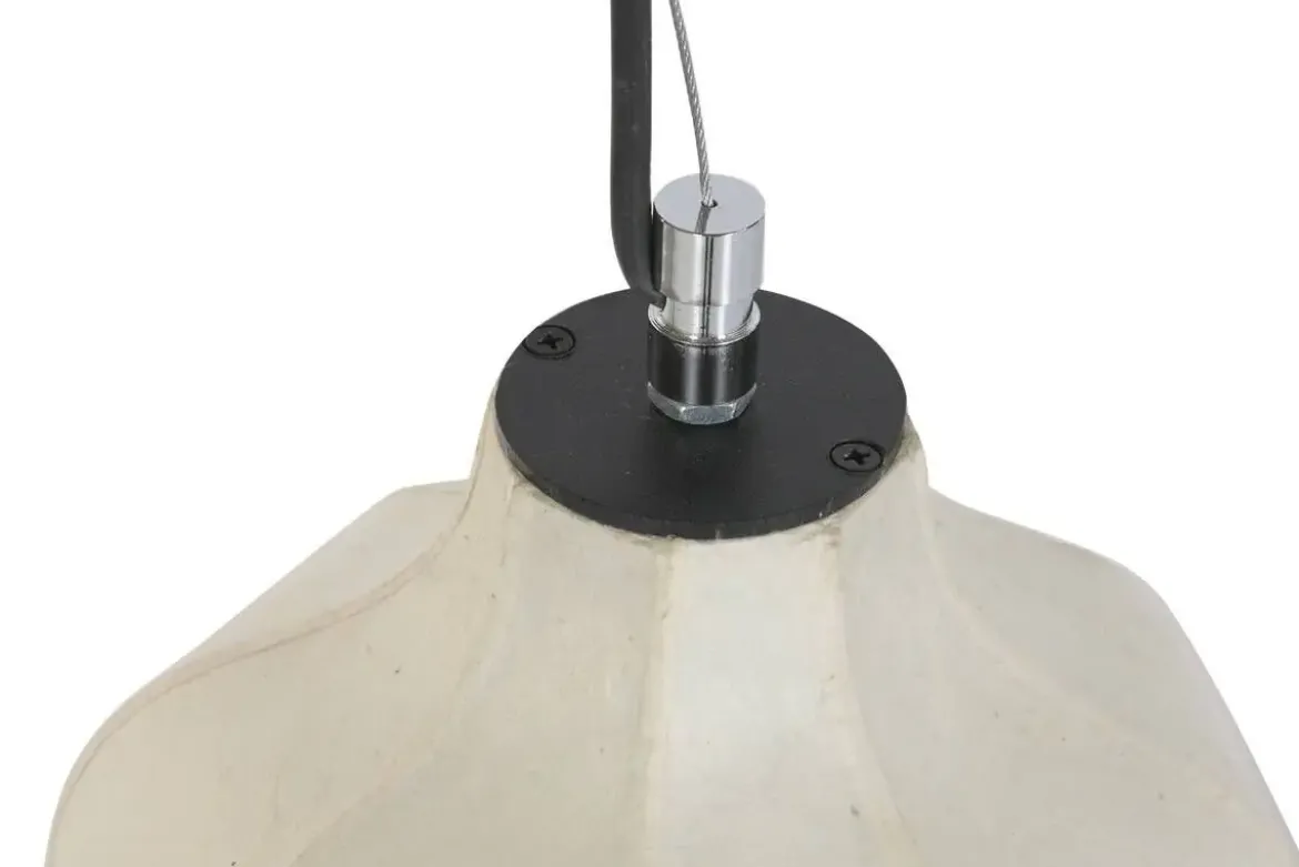 Lámpara de Techo Papel Y Acero LED Natural LA-224121