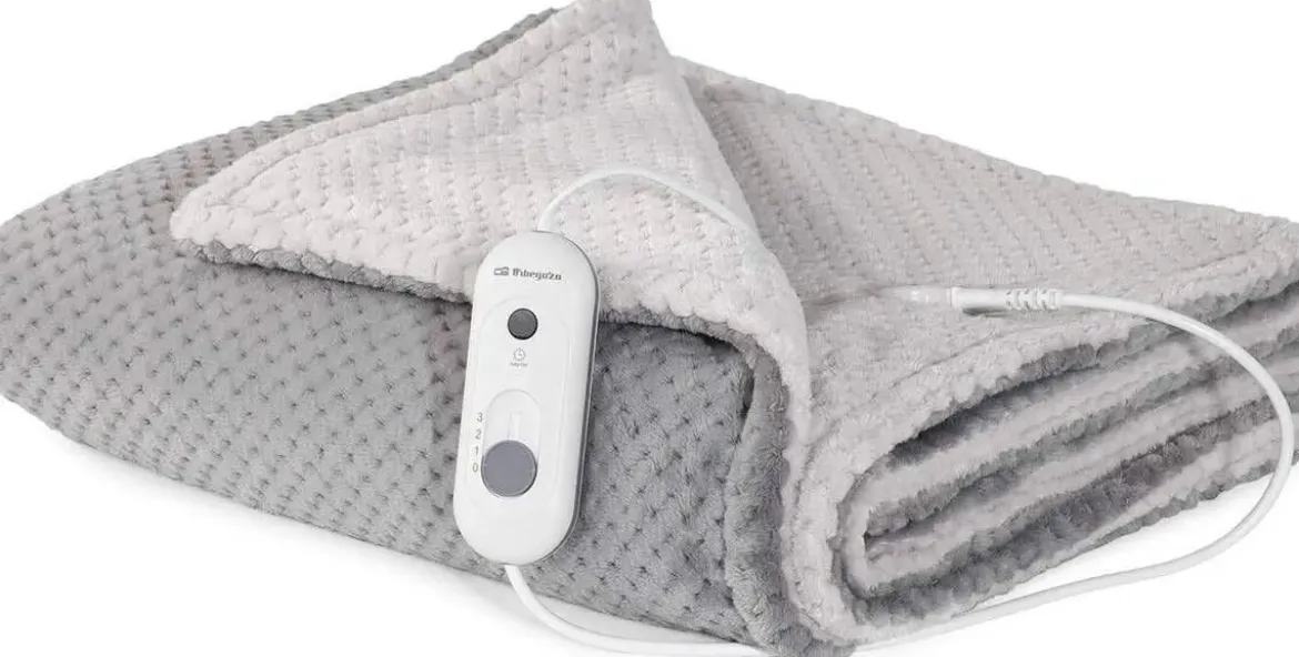 Manta Eléctrica Orbegozo 3 Potencias Microfibra Lavable MAH2050