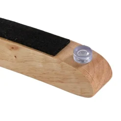 Mecedora Tapizada con Reposabrazos de Madera y Metal 22970006