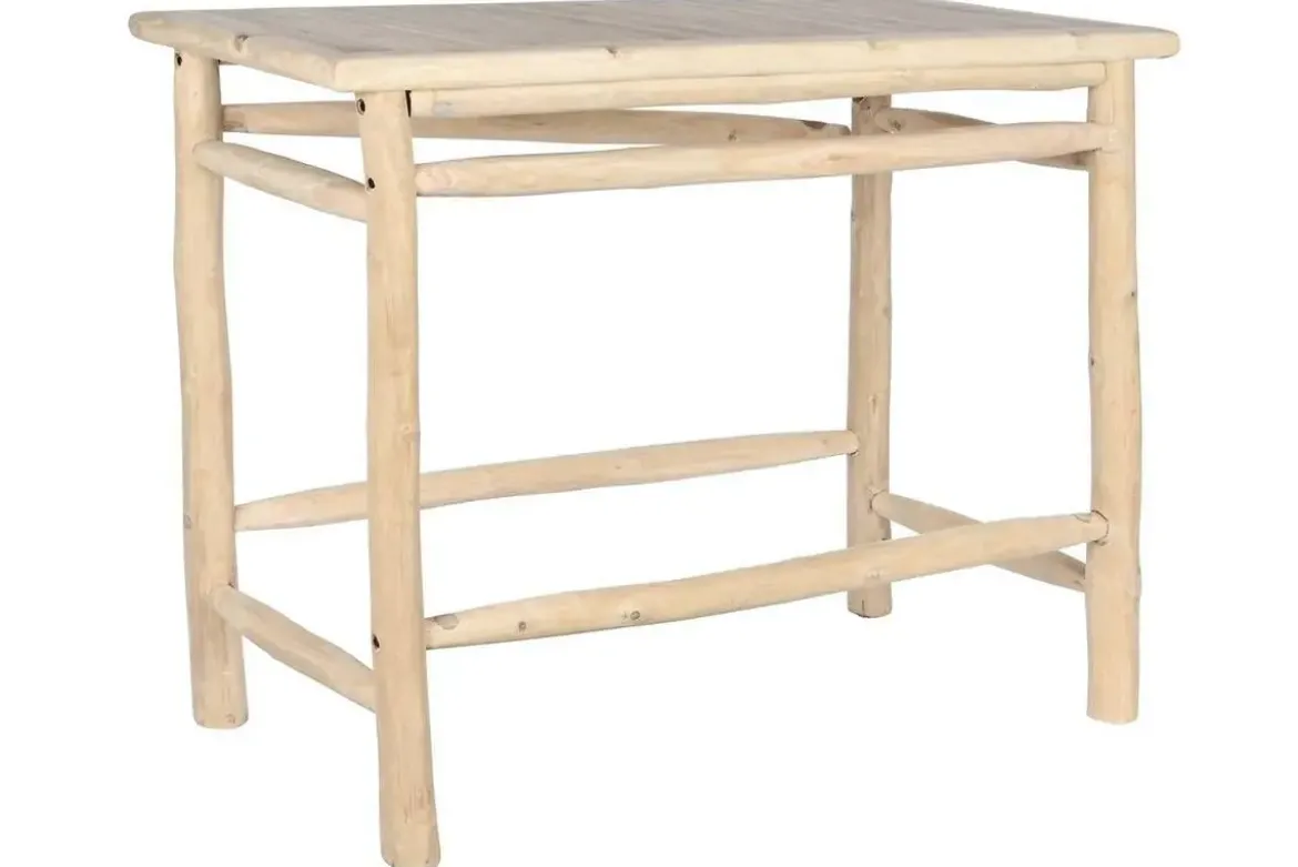 Mesa Alta de Teca Natural 133 cm MB-208051