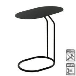Mesa Auxiliar de Metal en Color Negro 45 cm 807378