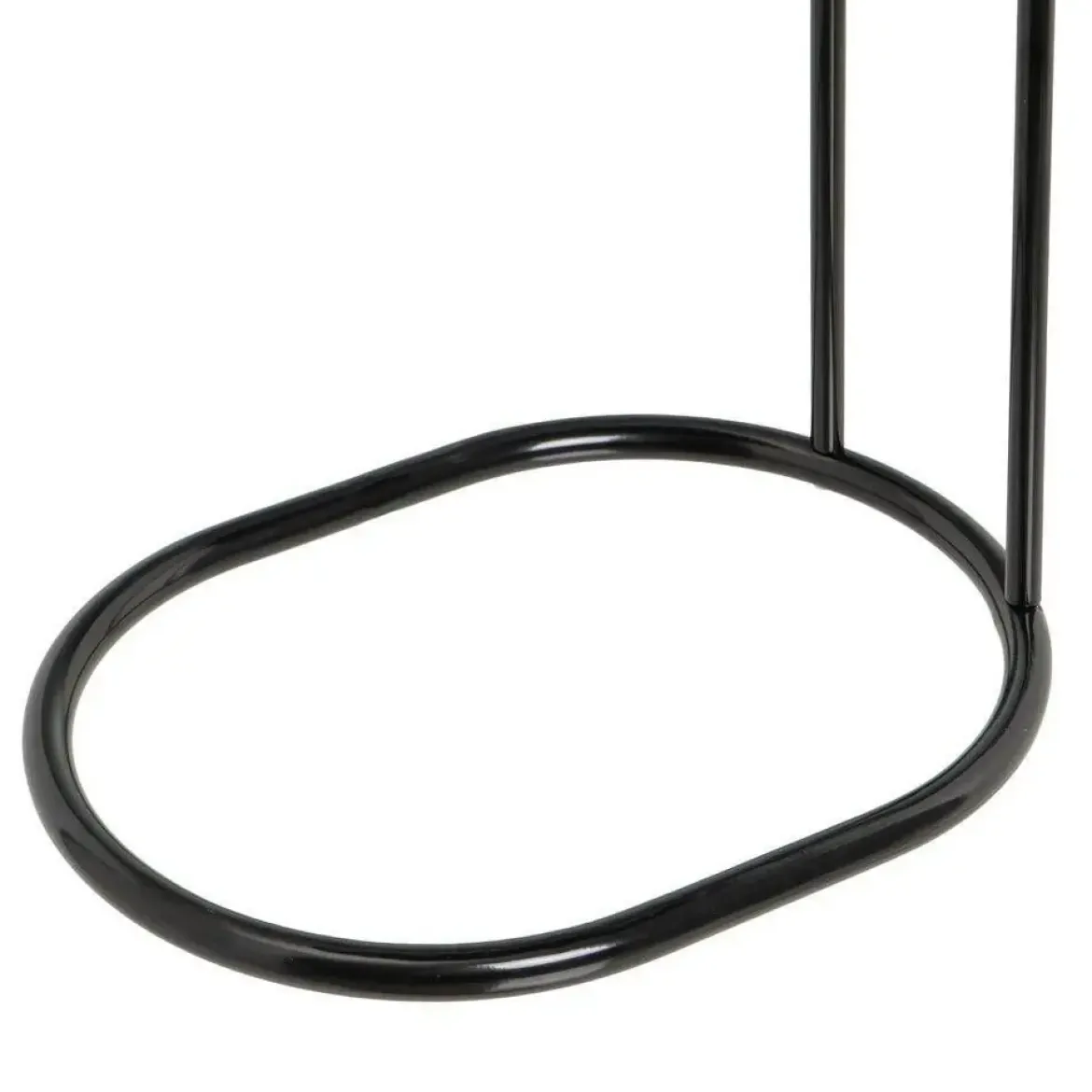 Mesa Auxiliar de Metal en Color Negro 45 cm 807378