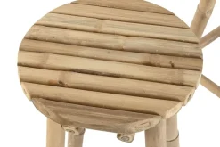 Mesa Bar de Bambú con 2 Taburetes MB-218225