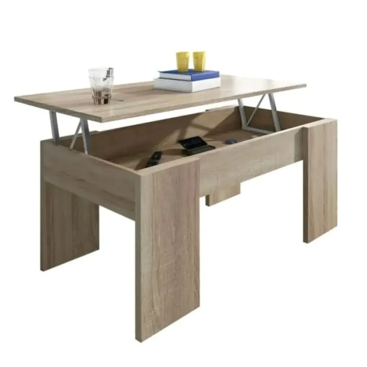 Mesa centro elevable GALA 90x50 cm